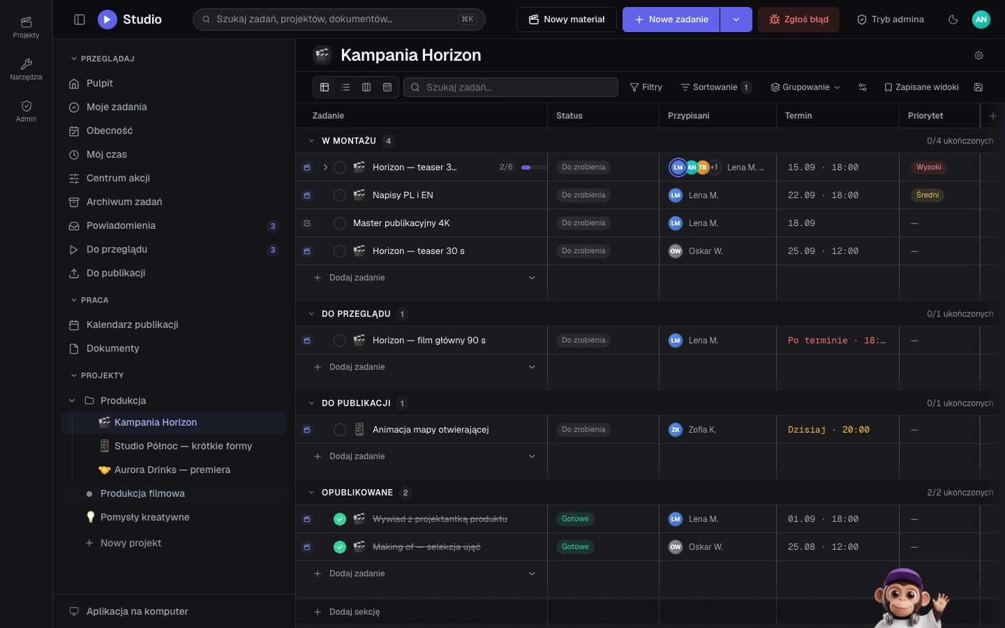 Project Management — Projekt